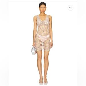 Lovers & Friends Pippo Crochet Mini Dress